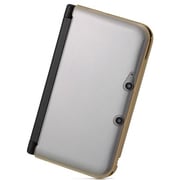 ニンテンドー3DS LL用 ハードコーティング・グリッター・ハードジャケット(ラメクリア/シャンパンゴールド)