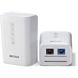 ヨドバシ.com - バッファロー BUFFALO エアステーション 11n/g/b 300Mbps 無線LAN親機 (HomeplugRAV方式  240Mbps PLCアダプター機能付き) 2台セットモデル WPL-05G300/2 通販【全品無料配達】