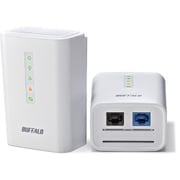 エアステーション 11n/g/b 300Mbps 無線LAN親機 (HomeplugRAV方式 240Mbps PLCアダプター機能付き) 　2台セットモデル WPL-05G300/2