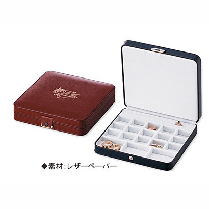 SAC レザーペーパー宝石箱 ワイン S406-WN