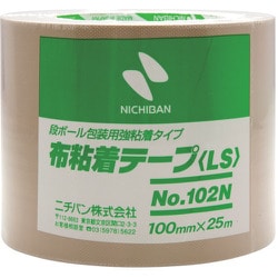 布粘着テープ 布テープ102N黄土 100×25