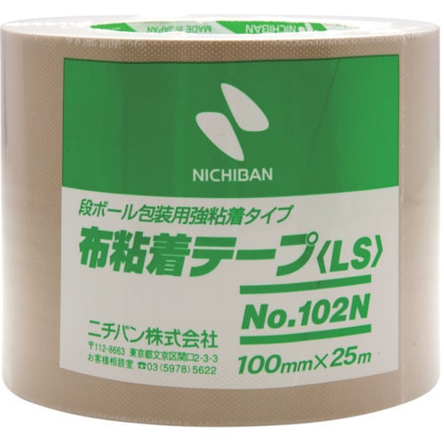 布粘着テープ 布テープ102N黄土 100×25