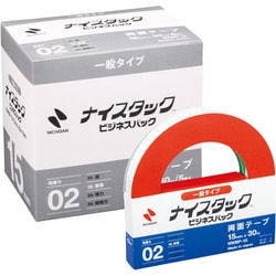 両面テープ ナイスタック 一般タイプ ビジネスパック 15mm×30m 大巻 5巻入 NWBP-15