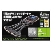 ビデオカード GF-GT610-QUAD/4DVI