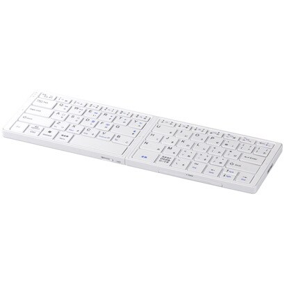 Bluetooth3.0対応 セパレート折りたたみキーボード ホワイト BSKBB14WH