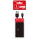 ポータブルバッテリー enep（エネピ） スマートフォン用 2200mAh USB出力：1ポート 最大：1A ブラック 22Lep491