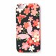 友禅ジャケット iPhone5 桜と蝶BK