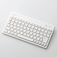 Bluetooth 3.0対応スタンダードキーボード ホワイト TK-FBP052WH