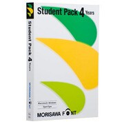 MORISAWA Font Student Pack 4 Years [Windows＆Macソフト]