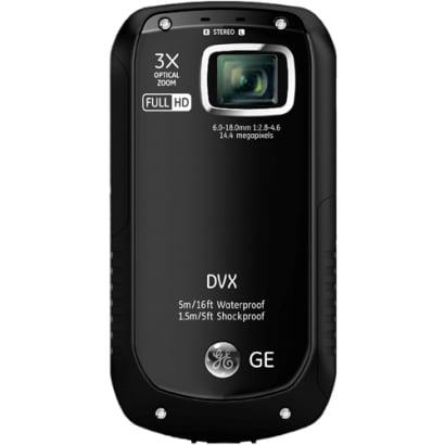 防水・防塵ビデオカメラ ブラック DVXBK