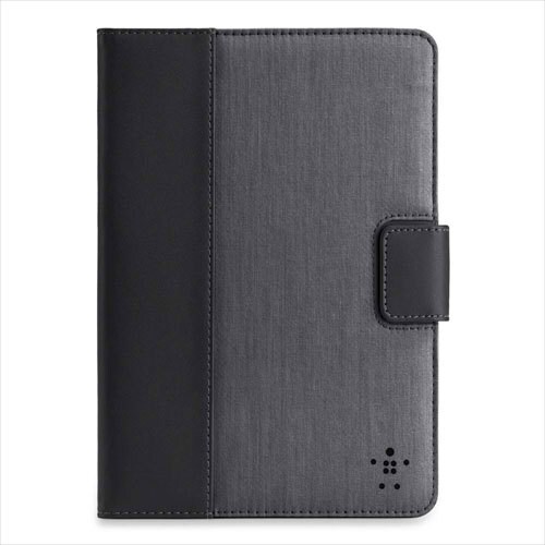 iPad mini用 シャンブレー タブ カバー with スタンド モダングレー F7N004qeC00