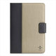 iPad mini用 シャンブレー タブ カバー with スタンド モダン カーキ F7N004qeC02
