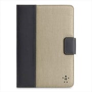 iPad mini用 シャンブレー タブ カバー with スタンド モダン カーキ F7N004qeC02