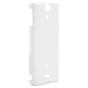 BSMPSO01EHRWH [Xperia AX SO-01E専用 ラバーハードケース 液晶保護フィルム付 ホワイト]