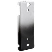 BSMPSO01EGBK [Xperia AX SO-01E専用 3Hグラデーションハードケース 液晶保護フィルム付 ブラック]