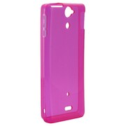 BSMPSO01ETPK [Xperia AX SO-01E専用 ソフトケース 液晶保護フィルム付 ピンク]