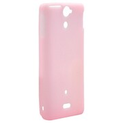BSMPSO01ELSPK [Xperia AX SO-01E専用 光るシリコンケース 液晶保護フィルム付 ピンク]