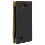 BSMPSC02ELFBK [GALAXY NoteII SC-02E専用 レザーフラップケース ブラック]
