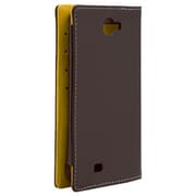 BSMPSC02ELFBR [GALAXY NoteII SC-02E専用 レザーフラップケース ブラウン]