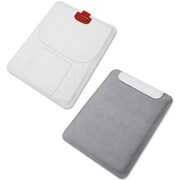 Color Stand Sleeve Case for All version of iPad [Pelican Case] ホワイト×グレー DCS-IPD30WHG