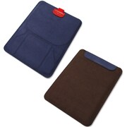 Color Stand Sleeve Case for All version of iPad [Pelican Case] ネイビー×ブラウン DCS-IPD30NAB
