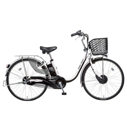 電動アシスト自転車 ビビチャージ・D 24型 内装3段変速 パールホワイトクリア BE-EKD432F