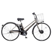 電動アシスト自転車 ビビチャージ・DT 27型 内装5段変速 マットデザートシルバー BE-EKDT752S2