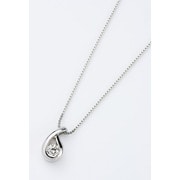 プラチナダイヤティアドロップネックレス 0.05CT DTP05096P