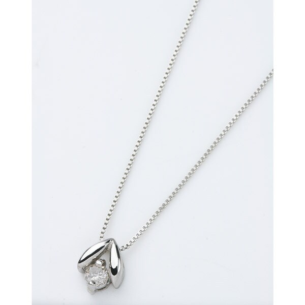 プラチナダイヤ1粒ネックレス 0.05CT DTP05097P