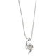 プラチナダイヤカギ爪ネックレス 0.05CT DTP05099P