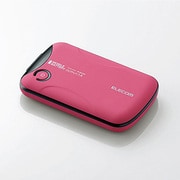 モバイルバッテリー リチウムイオン電池 3000mAh 全機種対応 ピンク DE-M01L-1110PN