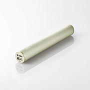 モバイルバッテリー リチウムイオン電池 スマホ汎用 5200mAh スティック シャンパンゴールド DE-M01L-1910CG