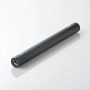 モバイルバッテリー リチウムイオン電池 スマホ汎用 7800mAh スティック ブラック DE-M01L-2810BK