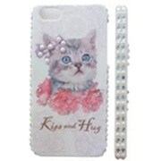 Diamond case for iphone5 [iPhone5用 デザインケース フローラルCAT]