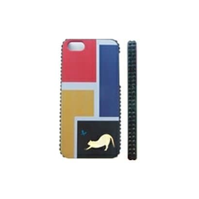 Diamond case for iphone5 [iPhone5用 デザインケース モンドリアン風CAT]