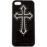 iDressバックカバー iPhone5 クロススタッズ [iPhone5用バックカバー]