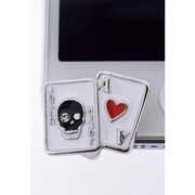 iDressイヤホンジャックアクセ トランプカード [イヤホンジャックアクセサリー]