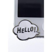 iDressイヤホンジャックアクセ HELLO [イヤホンジャックアクセサリー]