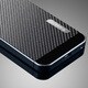 スキンガードiPhone5 カーボンブラック [背面保護フィルム付き]