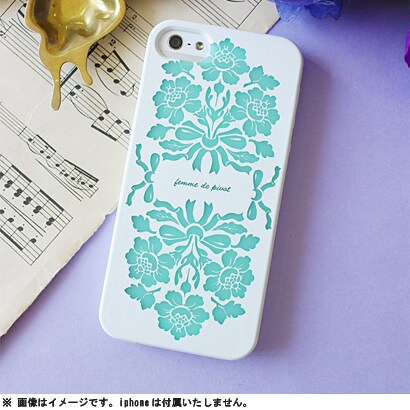 ファムデピオット iPhone5 カバー Graceful WHGR [iPhone 5用ジャケット]