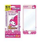 SENSAI気泡カット iPhone5 マイメロディ03 ハート [指紋防止 液晶保護フィルム]