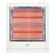 電気ストーブ 800/400W切替式 ホワイト DS-D083(W)