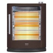 遠赤外線電気ストーブ 加湿機能付 990/660/330W 3段階切替式 ブラウン DSE-KC102(T)