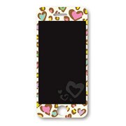 NR0076-1 [iPhone 5用 保護フィルム スマホゴ レオパードハートBE]