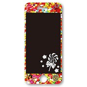 NR0076-25 [iPhone 5用 保護フィルム スマホゴ 原宿ポップRD]