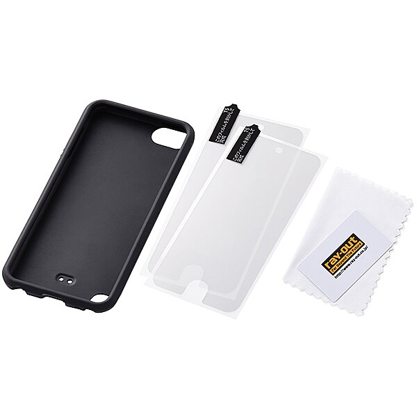 iPod touch 第5世代用 シルキータッチ･シリコンジャケット ブラック RT-T5B1/B