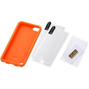 iPod touch 第5世代用 スリップガード･シリコンジャケット オレンジ RT-T5B2/O