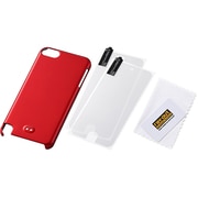 iPod touch 第5世代用 ハードコーティング・シェルジャケット レッドマイカ RT-T5B3/R