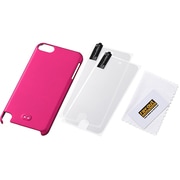 iPod touch 第5世代用 ラバーコーティング・シェルジャケット マットピンク RT-T5B4/P