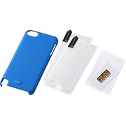 iPod touch 第5世代用 ラバーコーティング・シェルジャケット マットブルー RT-T5B4/A